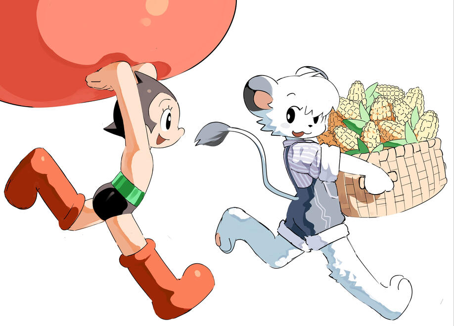 tomatos n corn ( idea came from Koiyaroids kimba design )